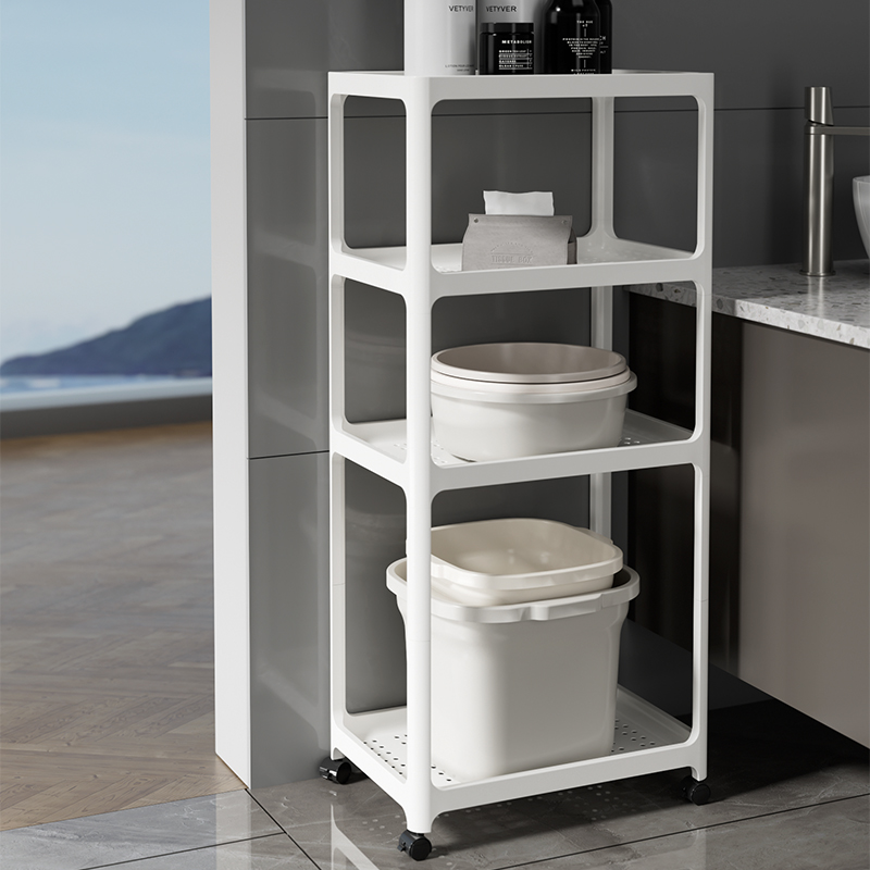 prateleira de plástico