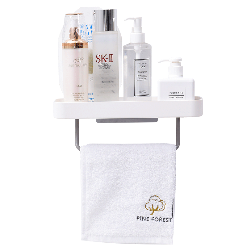 Rack de armazenamento com porta-toalha