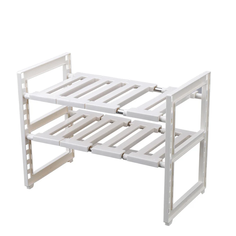 rack de armazenamento embaixo da pia