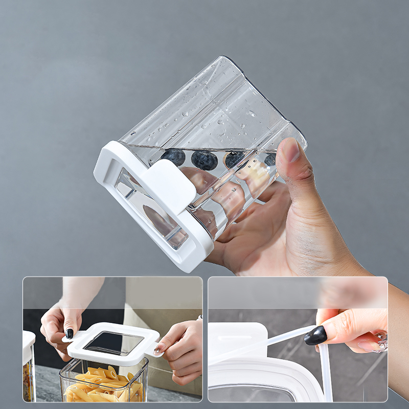 Caixas de armazenamento de alimentos secos