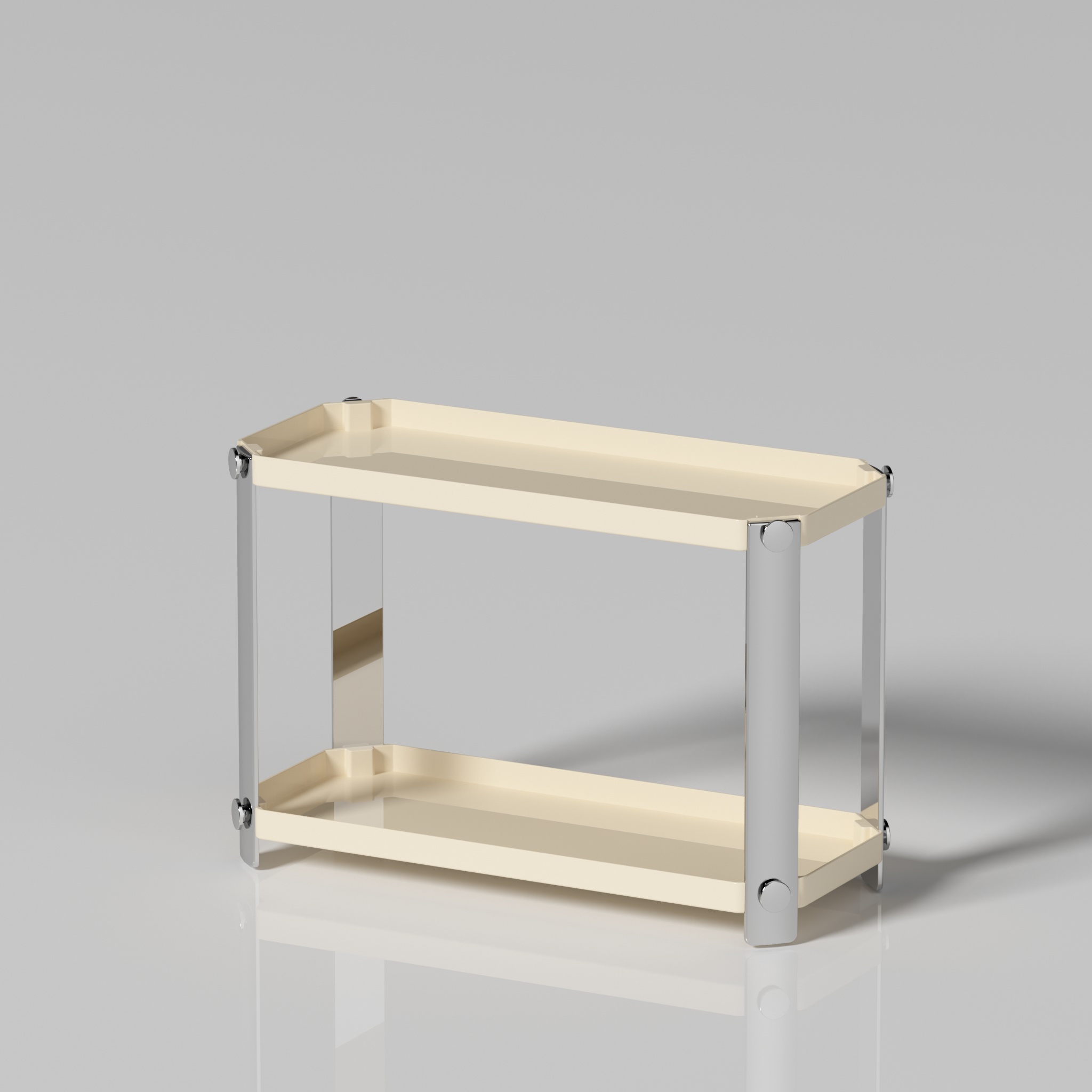 Rack de armazenamento retangular