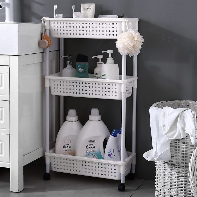 Prateleira de armazenamento com rodas