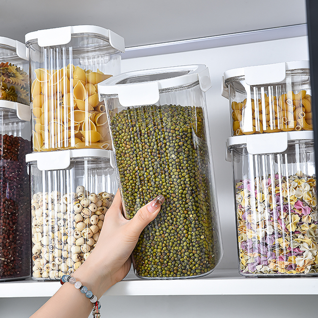 Jarra de armazenamento de alimentos de cozinha