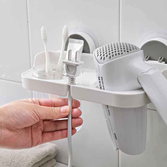 suporte para secador de cabelo