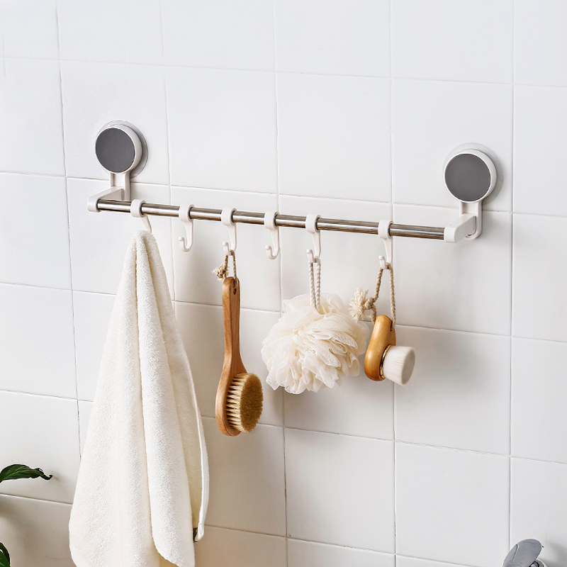 Rack de parede adesivo com ganchos