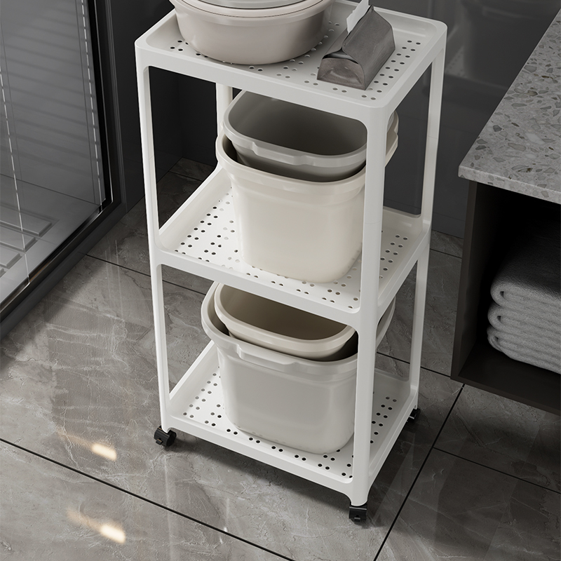 prateleira de plástico