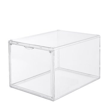 Caixa de sapato aberta frontal