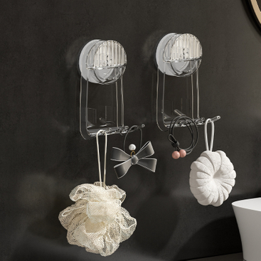  Suporte de ventosa a vácuo para parede, sem brocas, suporte flexível, cabide de suspensão para banheiro, acessórios de cozinha