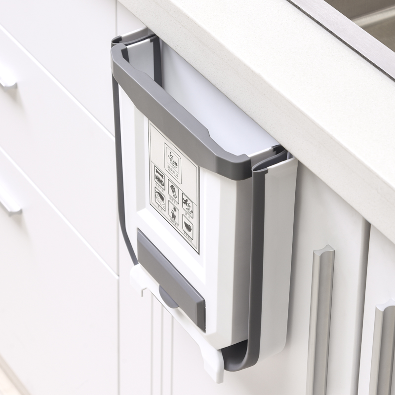 Lixeira ajustável de cozinha