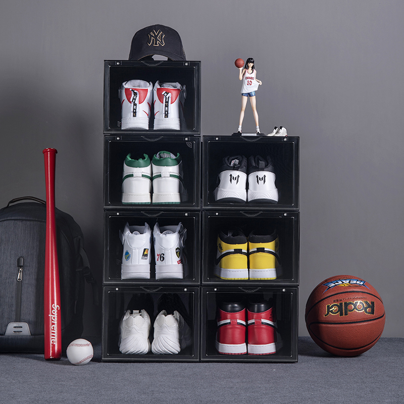 Caixa de tênis aberta frontal