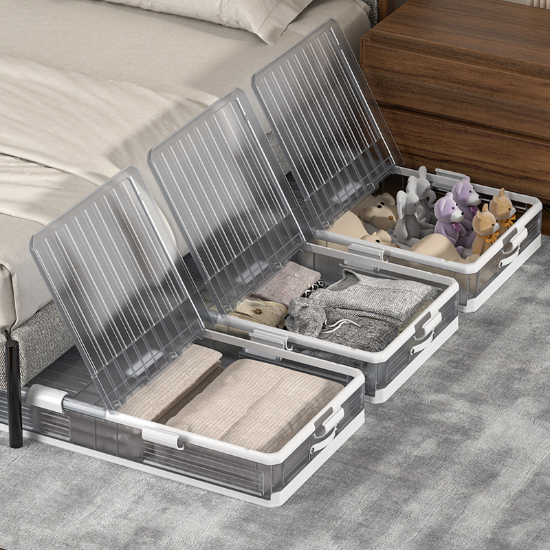 Recipiente embaixo da cama