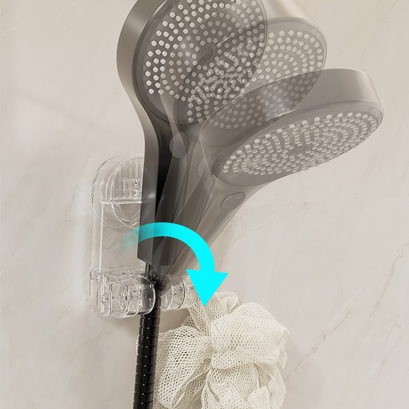Atacado All-Claer multifuncional suporte de cabeça de chuveiro de banheiro poderosa ventosa rack de armazenamento OEM ODM caixa de embalagem