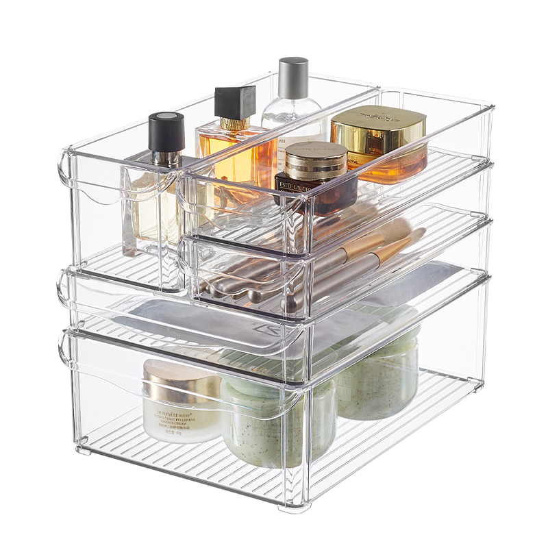 Recipiente de geladeira empilhável