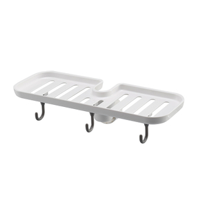 Rack de armazenamento na torneira com ganchos