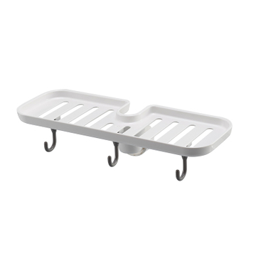 Rack de armazenamento na torneira com ganchos