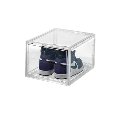 Caixa de tênis aberta frontal