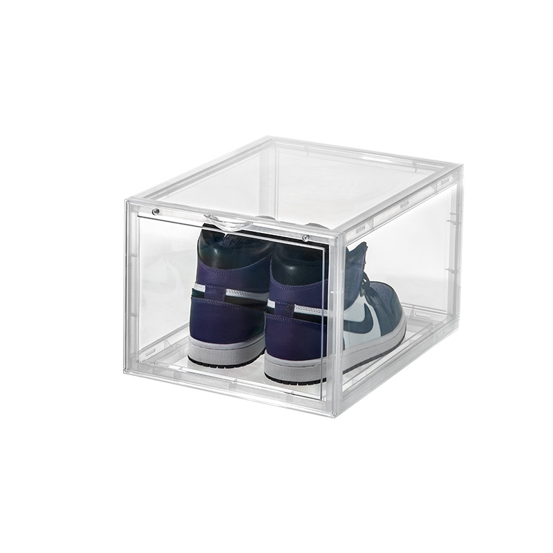 Caixa de tênis aberta frontal