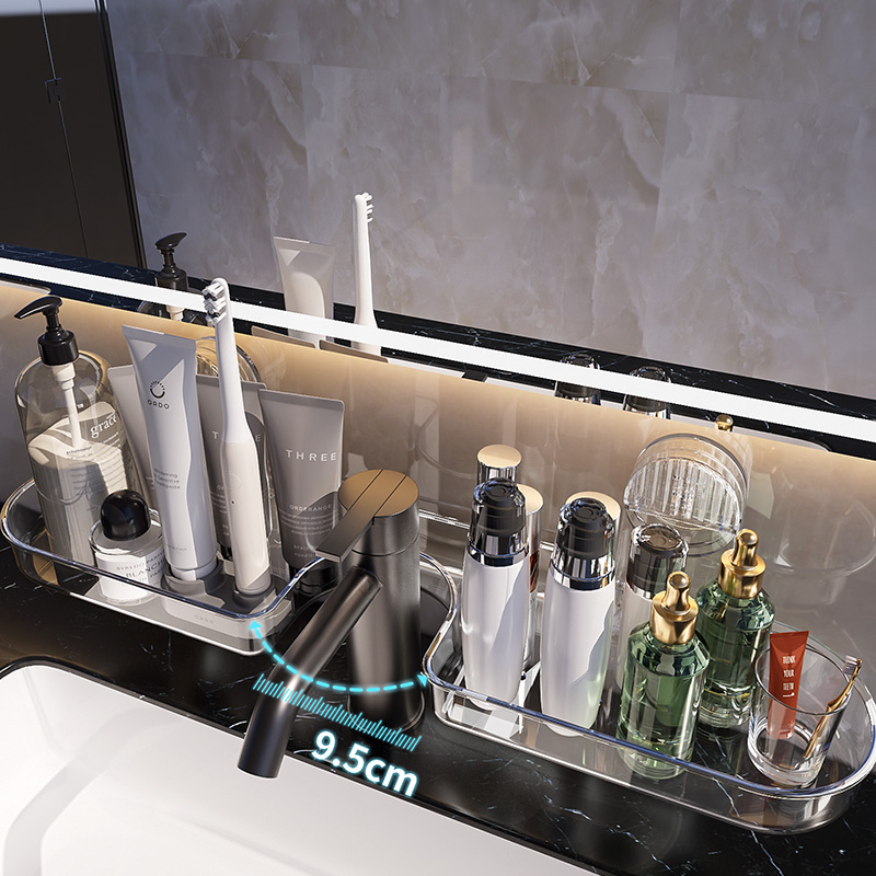 Rack de armazenamento de torneira de pia doméstica, armazenamento de torneira de banheiro, rack de armazenamento de pia suspensa