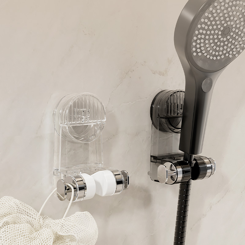 Atacado All-Claer multifuncional suporte de cabeça de chuveiro de banheiro poderosa ventosa rack de armazenamento OEM ODM caixa de embalagem