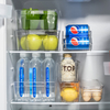 Conjunto organizador de geladeira transparente