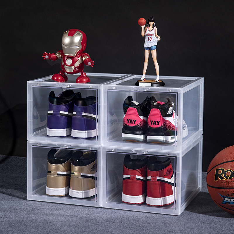 Caixa de tênis aberta frontal