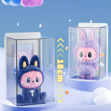 Mini caixa de exibição de brinquedos em acrílico multifuncional, caixa cega transparente, estatueta, caixa de armazenamento de brinquedos