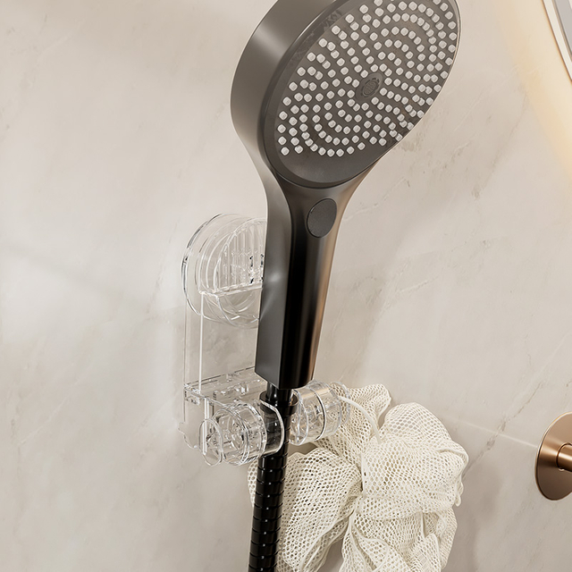 Atacado All-Claer multifuncional suporte de cabeça de chuveiro de banheiro poderosa ventosa rack de armazenamento OEM ODM caixa de embalagem