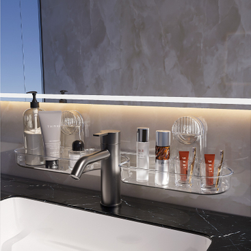 Rack de armazenamento de torneira de pia doméstica, armazenamento de torneira de banheiro, rack de armazenamento de pia suspensa