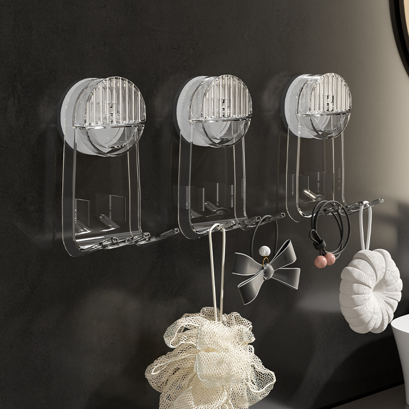  Suporte de ventosa a vácuo para parede, sem brocas, suporte flexível, cabide de suspensão para banheiro, acessórios de cozinha