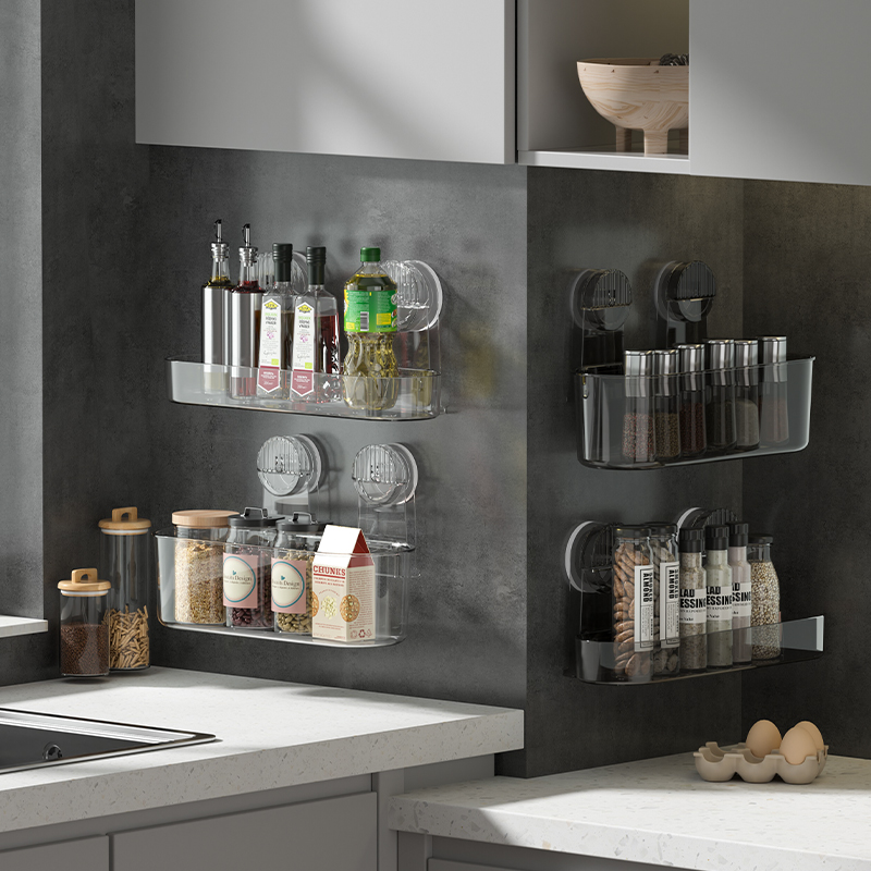 Suprimentos de banheiro para moldagem por injeção de ventosa forte acrílica, uso diverso, suspensão removível, secagem, rack de chuveiro de drenagem, rack de armazenamento